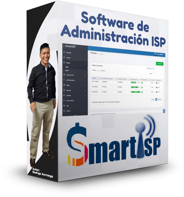 Licencia de SmartISP 100 Clientes 3/Meses
